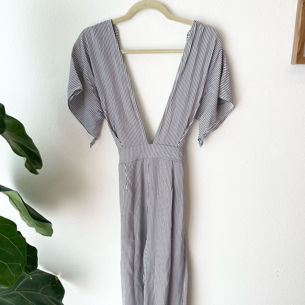 Nectar Black/White Jumper | Romper with Sleeves